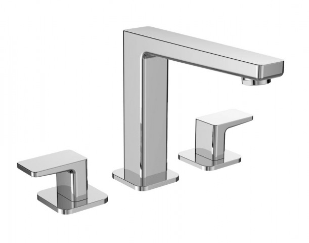 Sapho TURSI tříprvková stojánková umyvadlová baterie bez výpusti, chrom