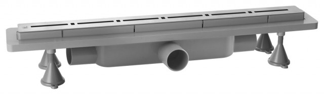 Omp Tea RENOVA ECO LINE podlahový žlab s nerezovým roštem, L-900, DN40