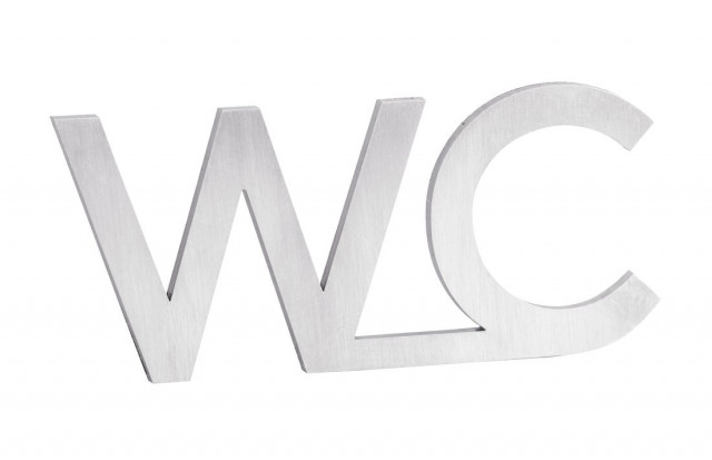 Sapho Cedule WC, 80x35x2mm, nerez mat