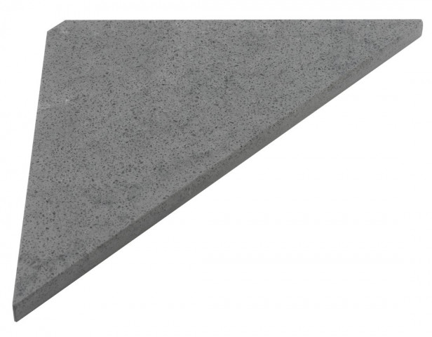 Sapho ABELINE rohová police rockstone 250x250mm, concrete