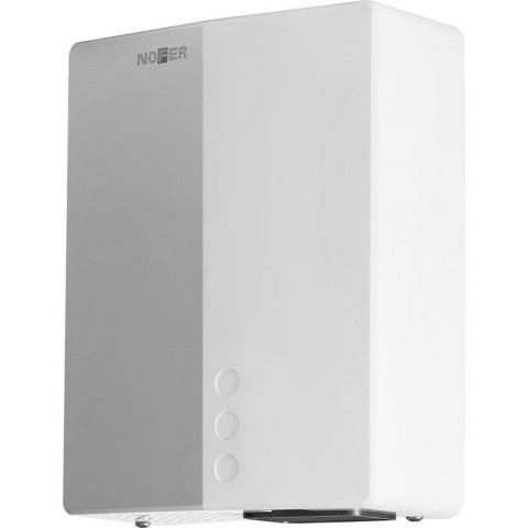 NOFER BIGFLOW EVO bezdotykový elektrický osoušeč rukou 220-240V, 2050W, 222x286x100mm, ABS/bílá