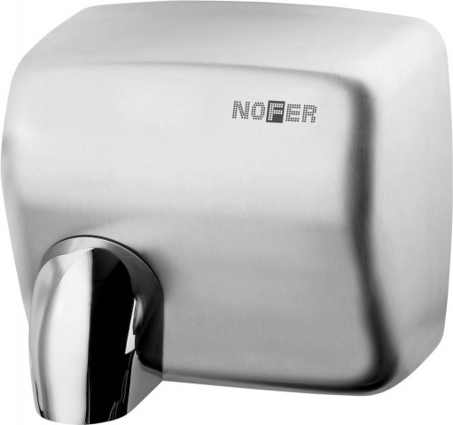 NOFER CYCLON bezdotykový elektrický osoušeč rukou 220-240V, 2450W, 265x240x210mm, nerez mat